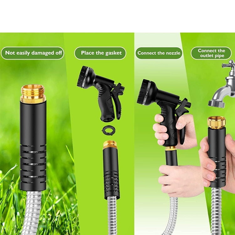 Stainless Steel Garden Water Pipe Is Durable And Free From Knots