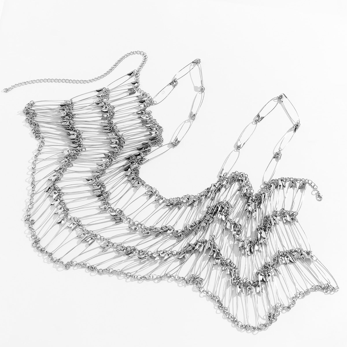 Jewelry Street Shooting Hollow Metal Geometric Clothing