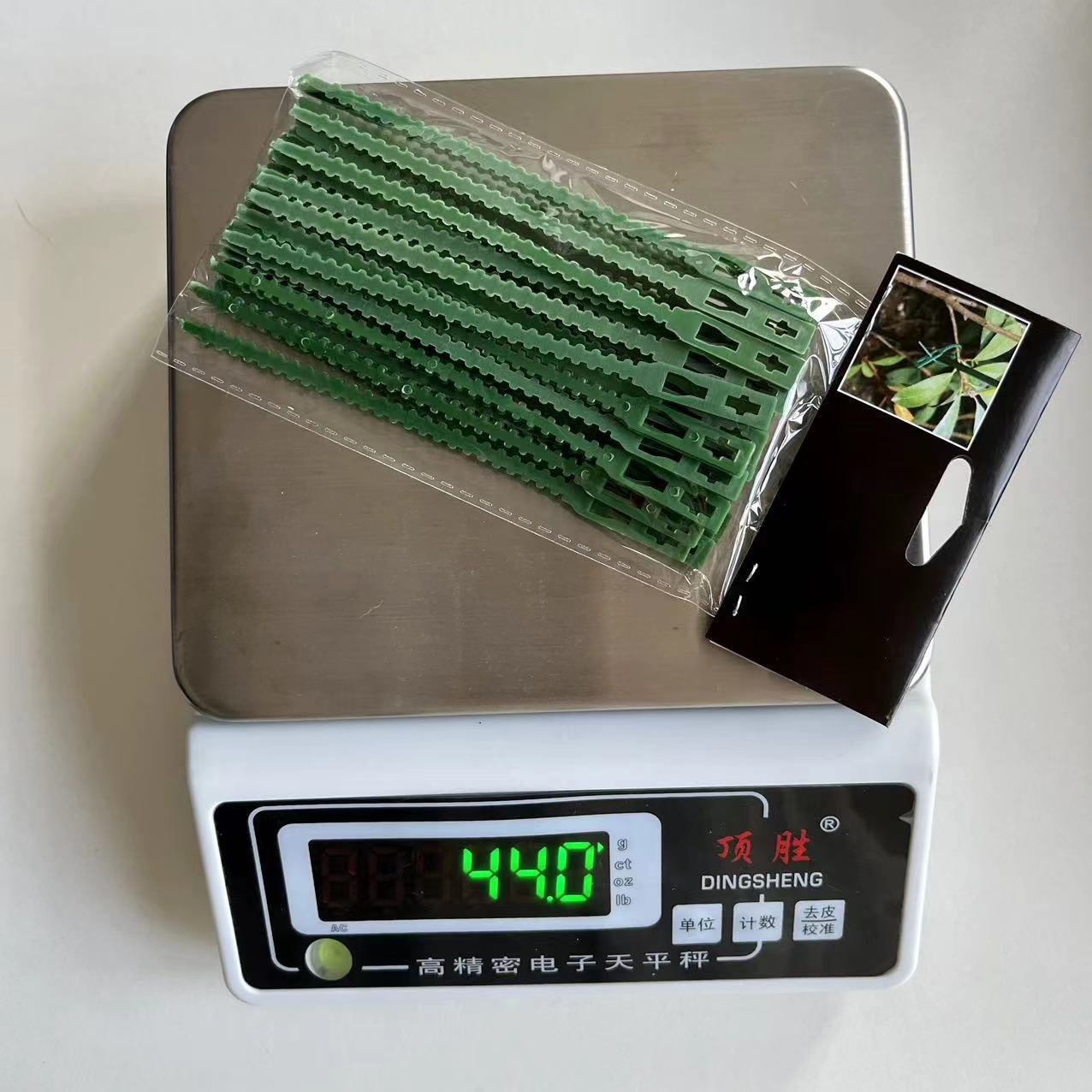 Fishbone Ribbon Green Plastic Garden Vine Strap