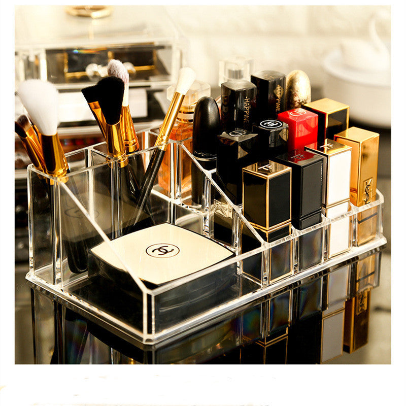 Cosmetic storage box transparent drawer acrylic storage