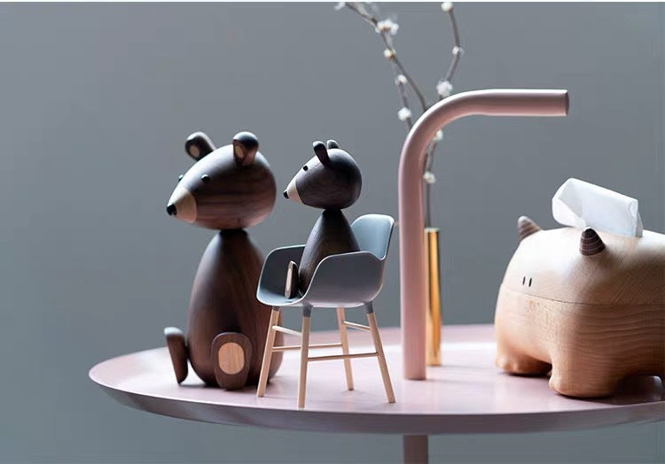 Black bear ornaments