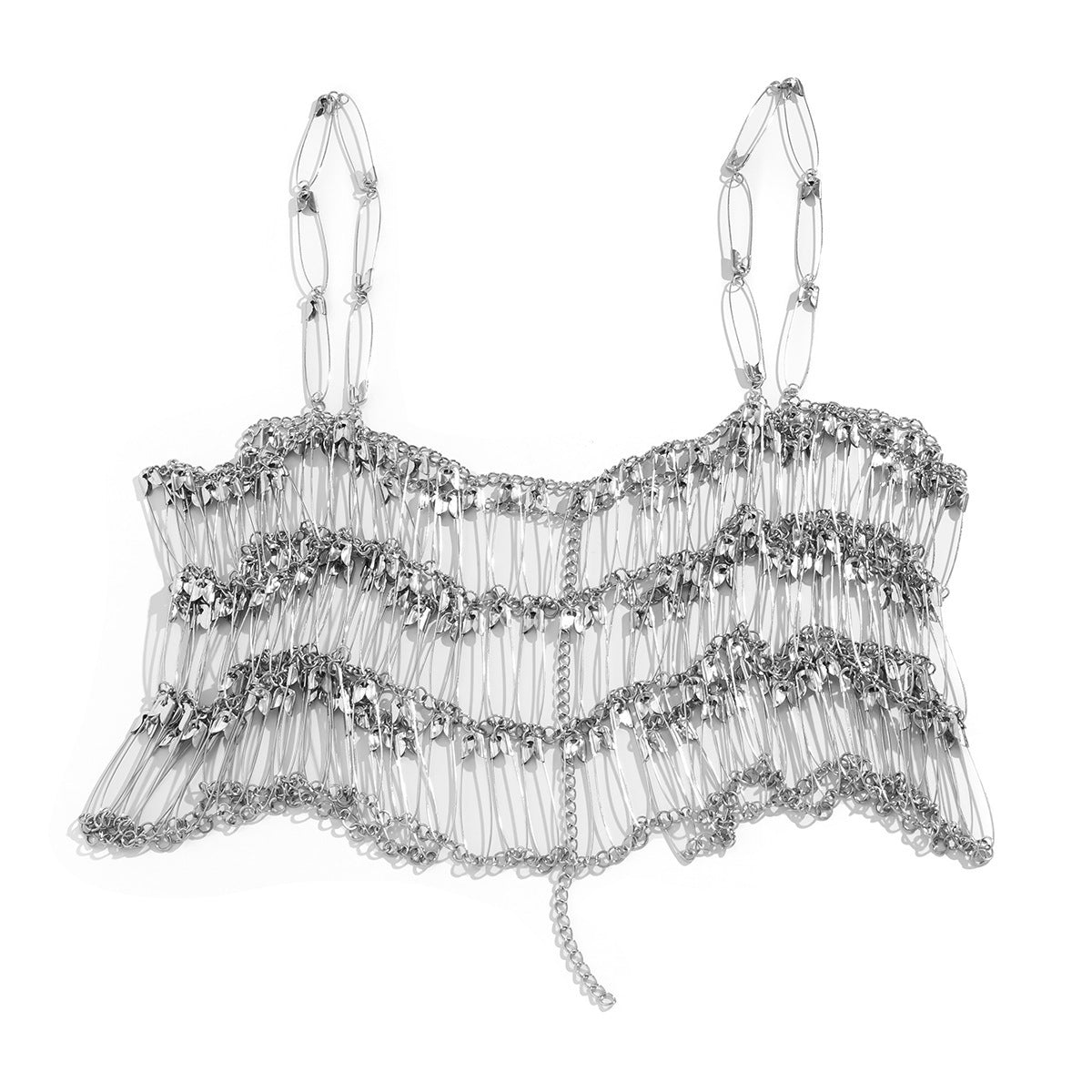 Jewelry Street Shooting Hollow Metal Geometric Clothing