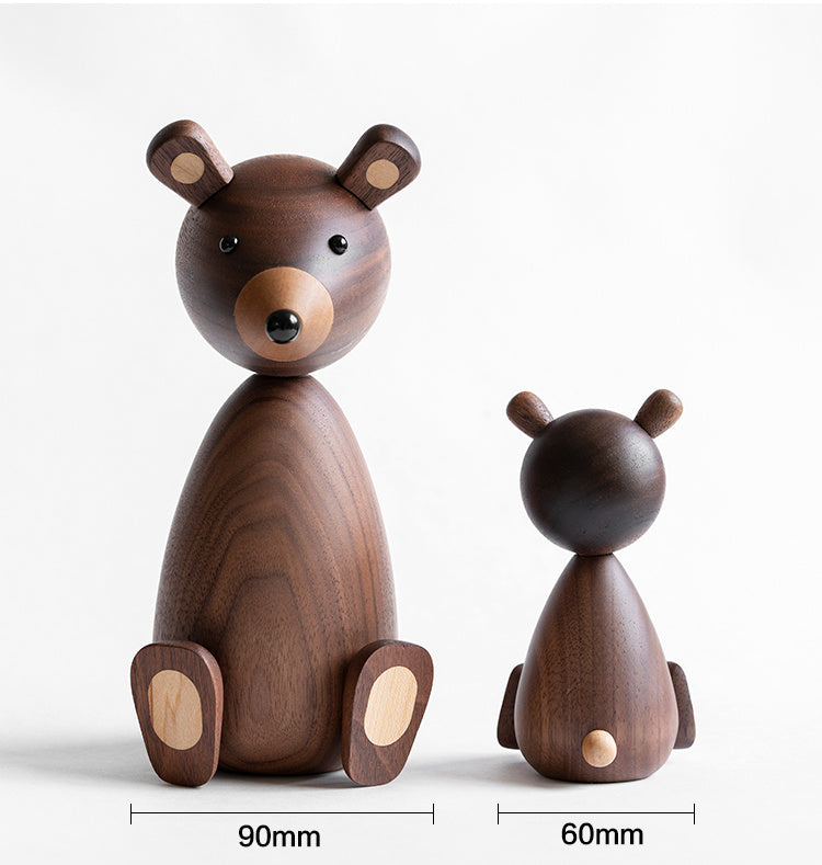 Black bear ornaments