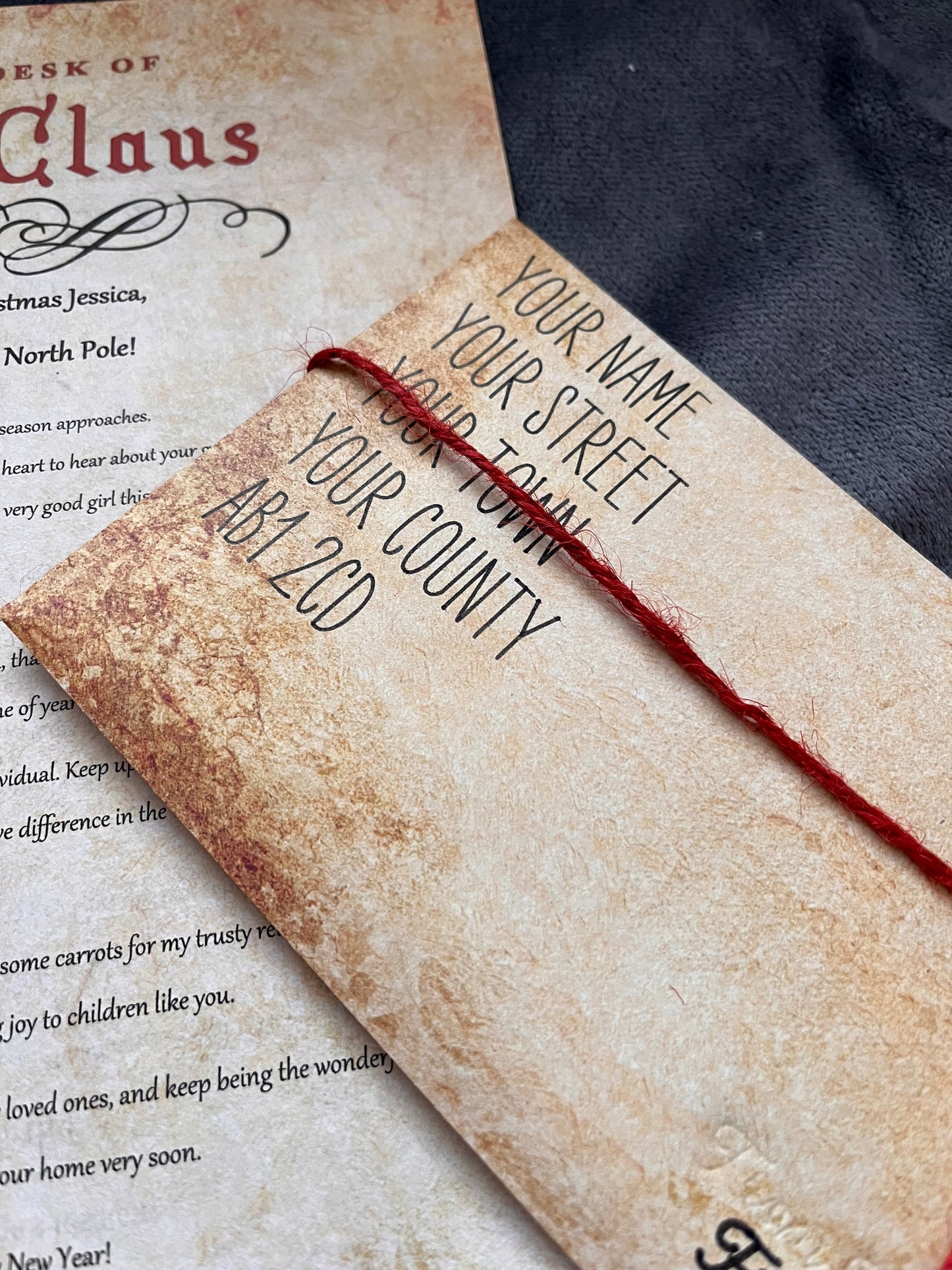 Santa Claus Reply Letter