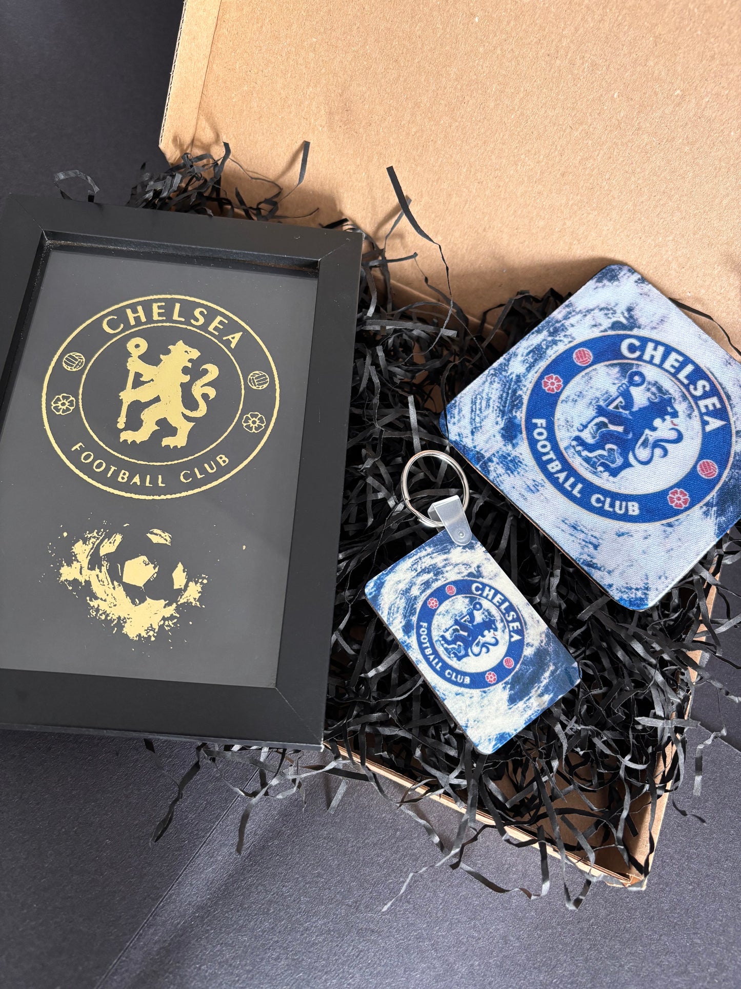 Chelsea FC Gift Set, Black & Gold
