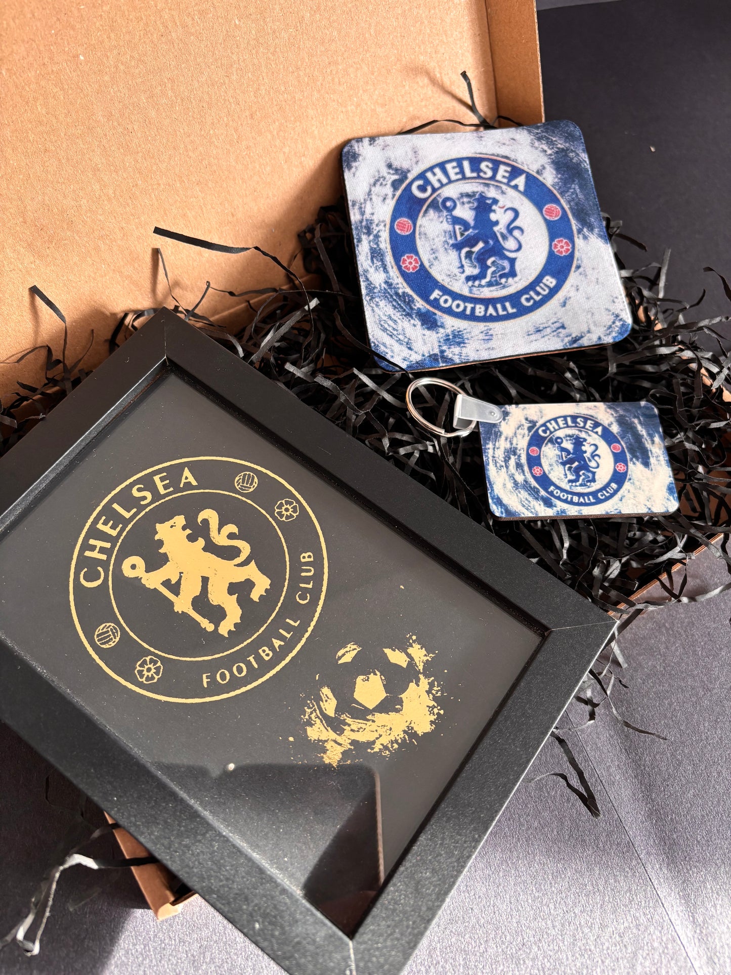 Chelsea FC Gift Set, Black & Gold