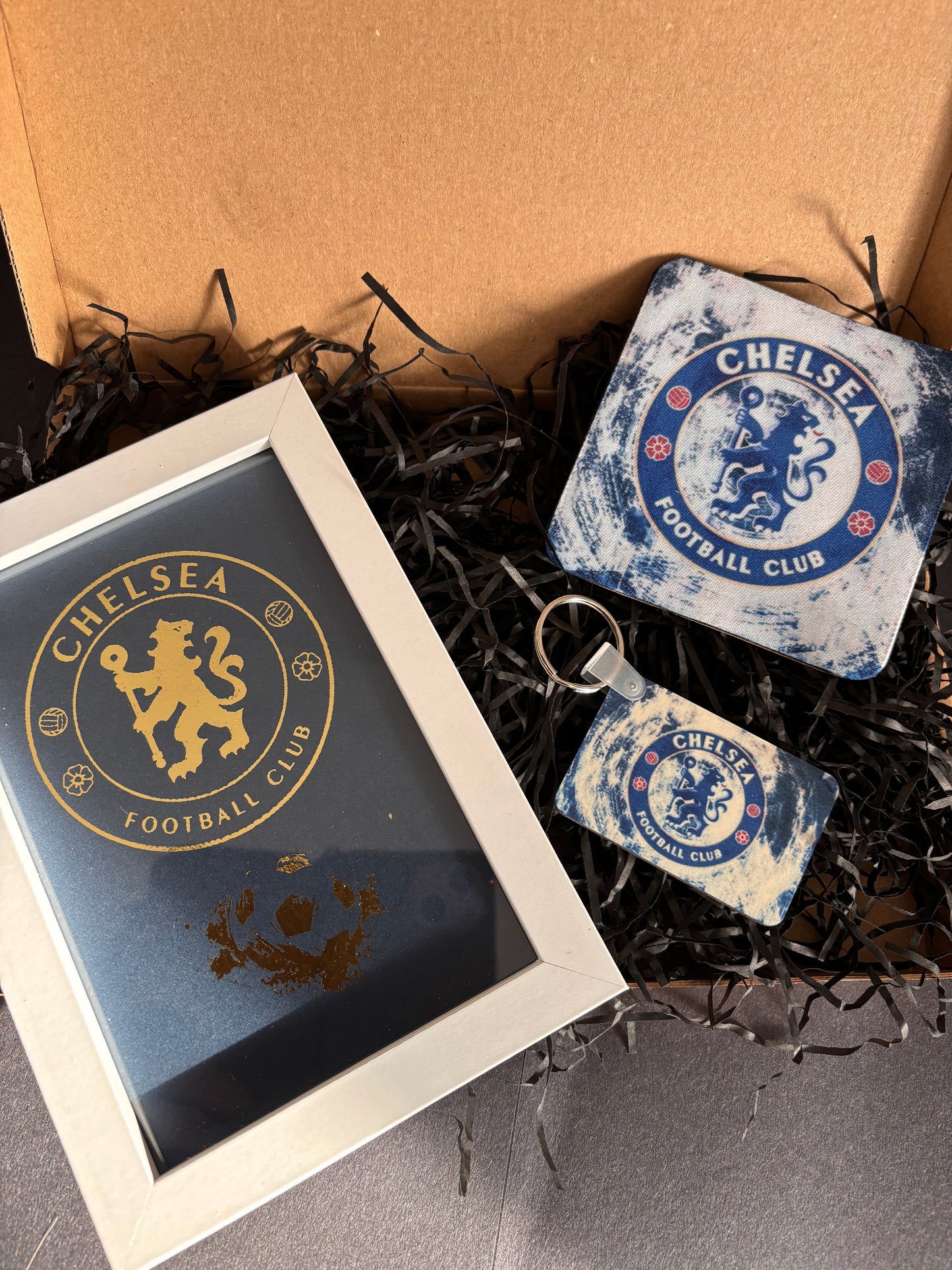 Chelsea FC Gift Set, Navy & Gold