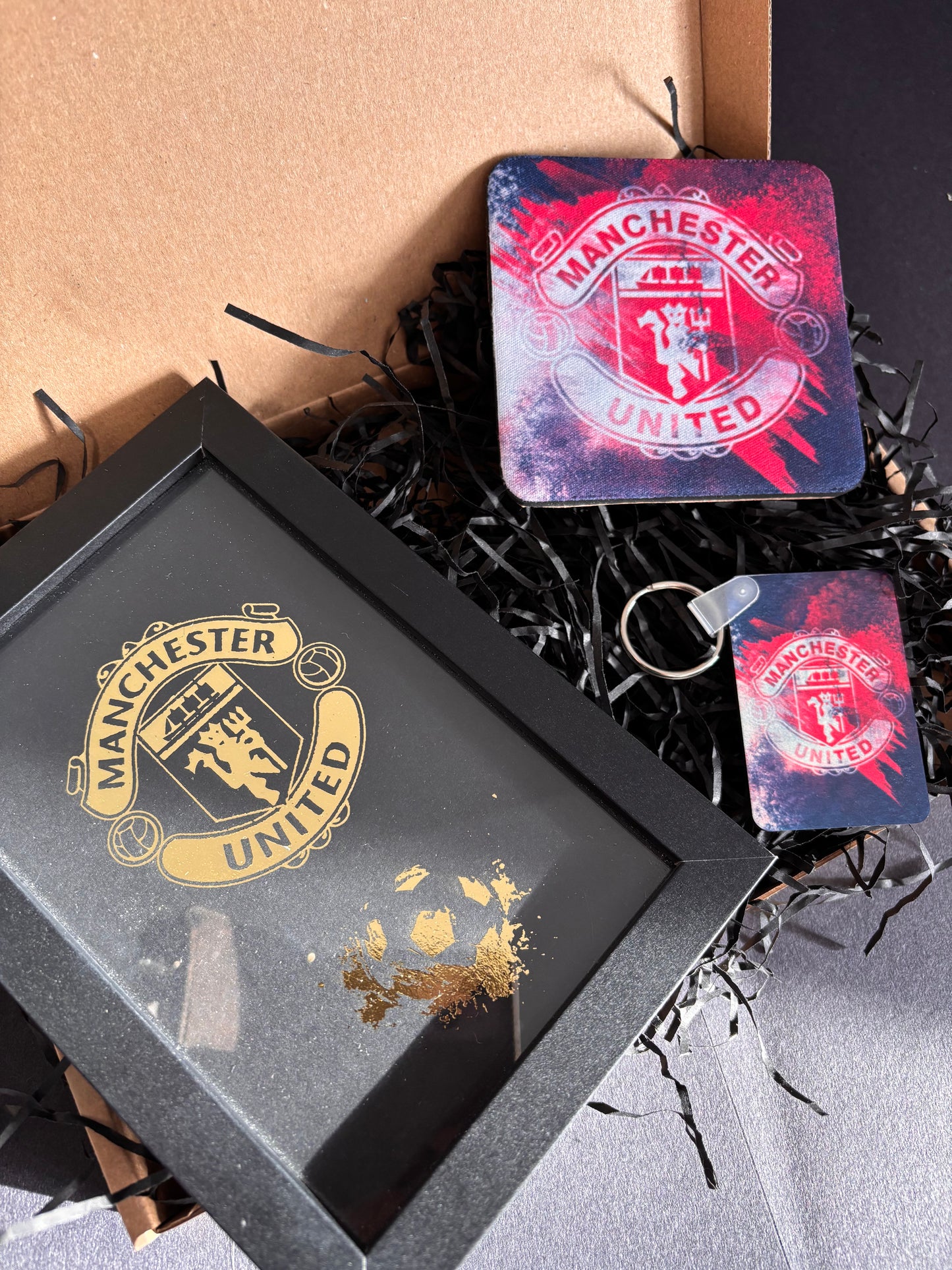 Manchester United FC Gift Set, Black & Gold