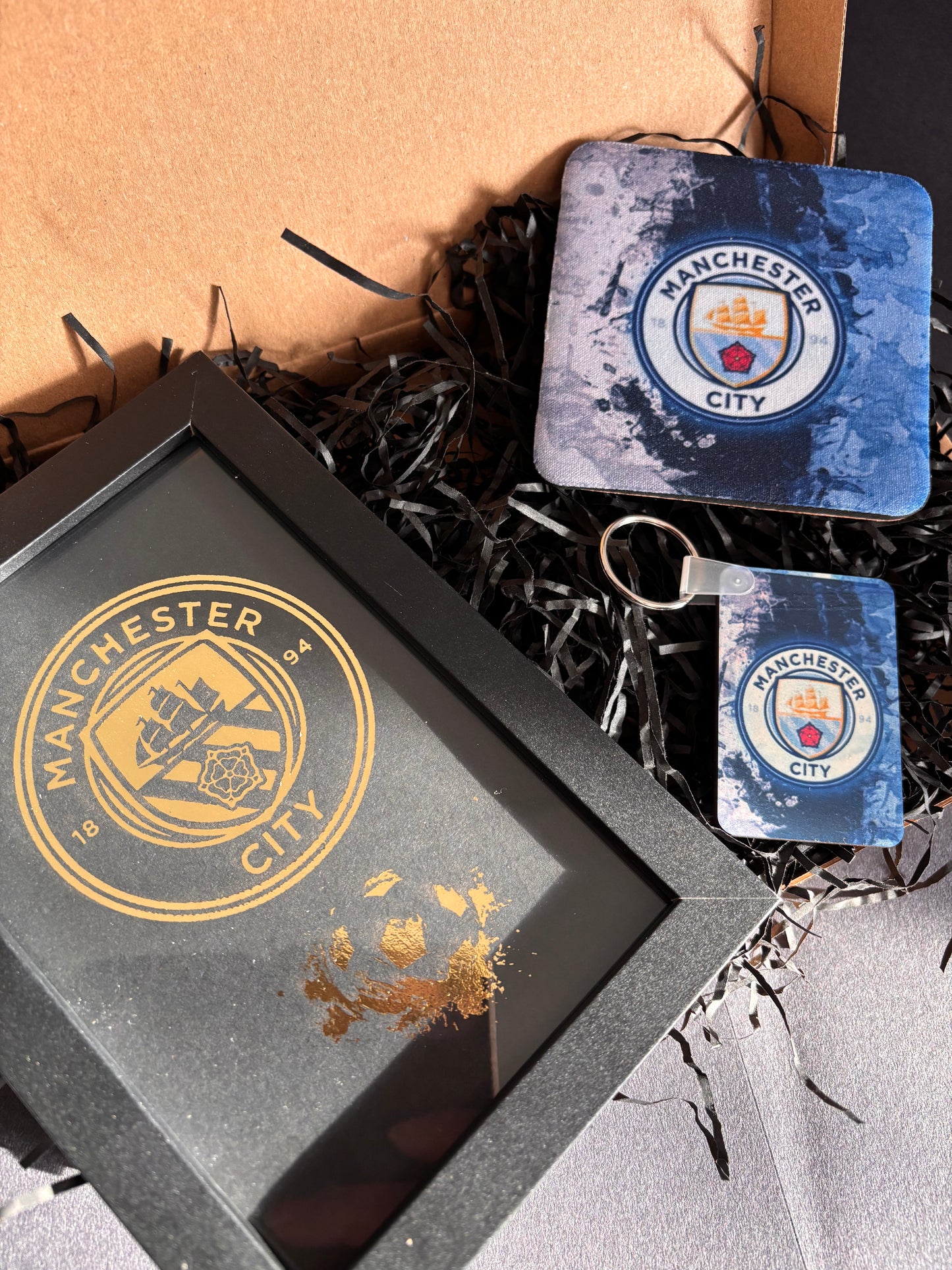 Manchester City FC Gift Set, Black & Gold