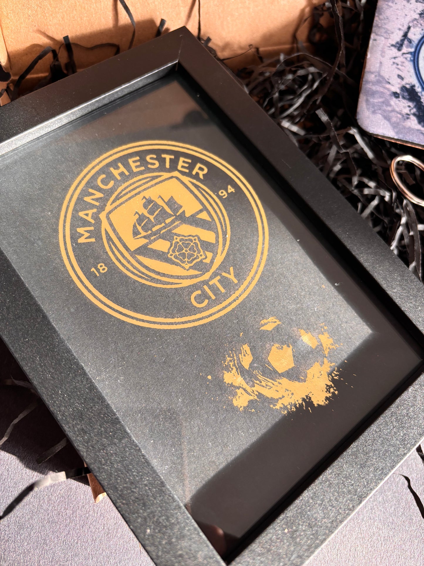 Manchester City FC Gift Set, Black & Gold
