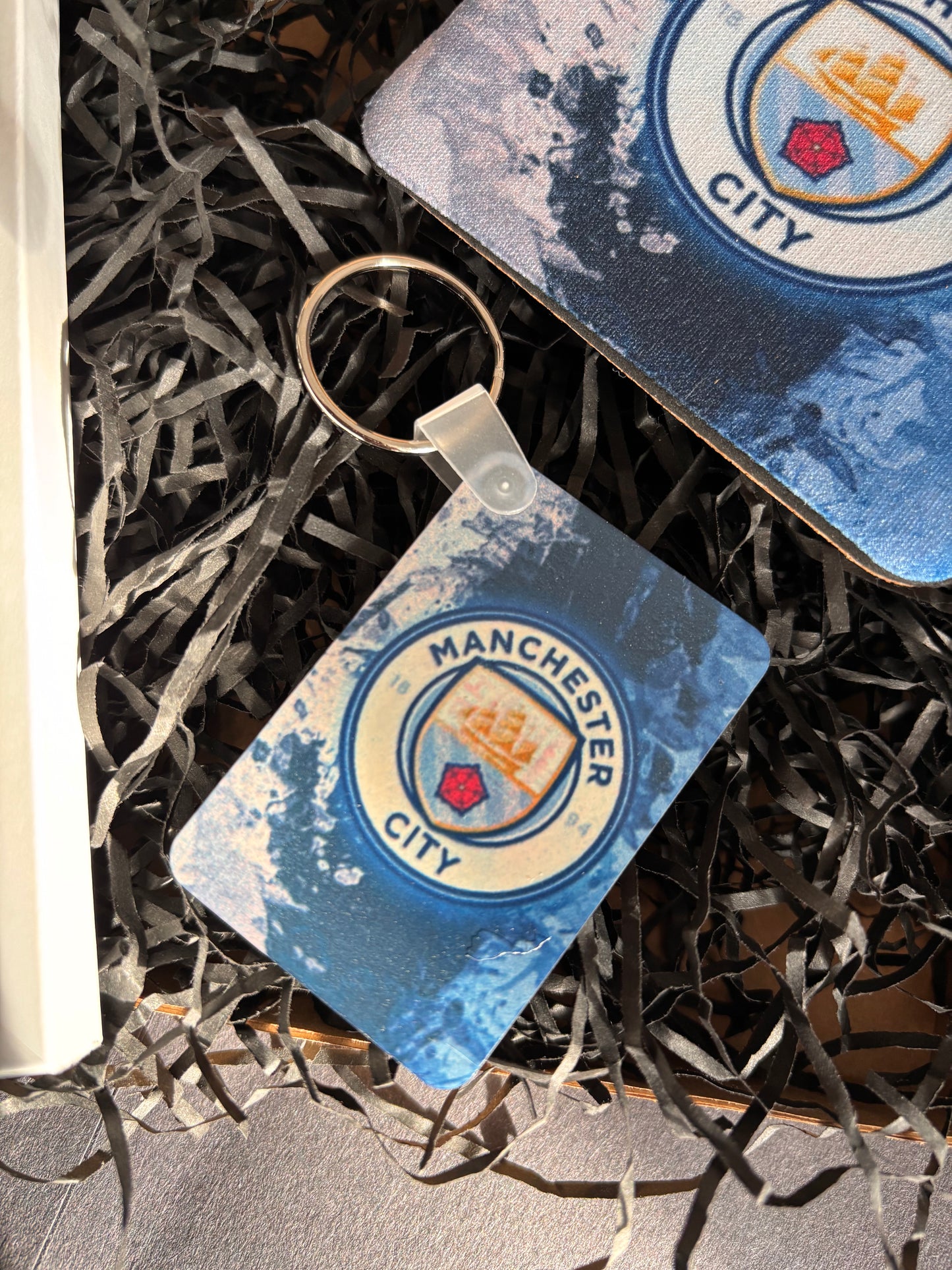 Manchester City FC Gift Set, Navy & Gold