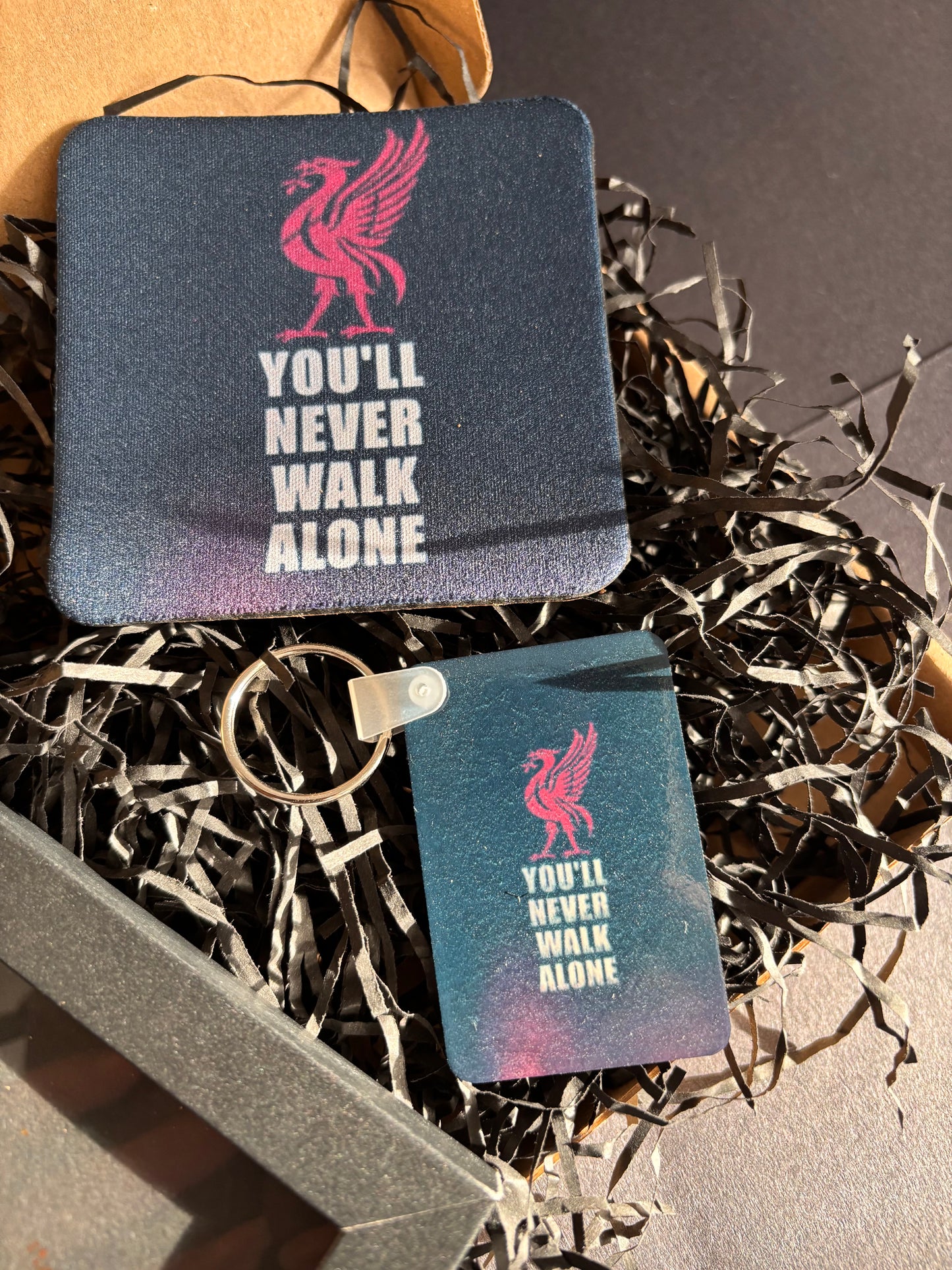 Liverpool FC Gift Set, Black & Gold Foil