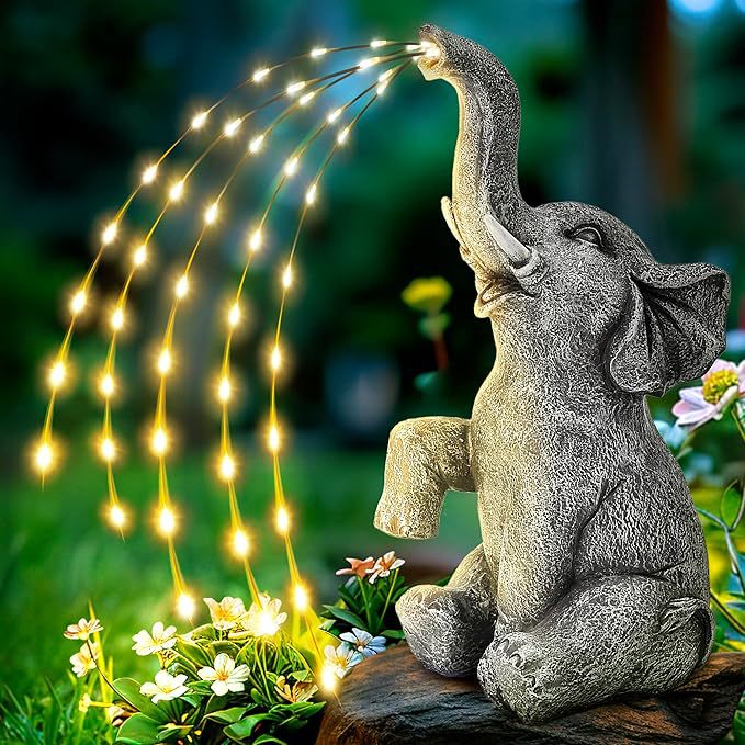 Elephant Outdoor Garden Sculpture Resin Decoration