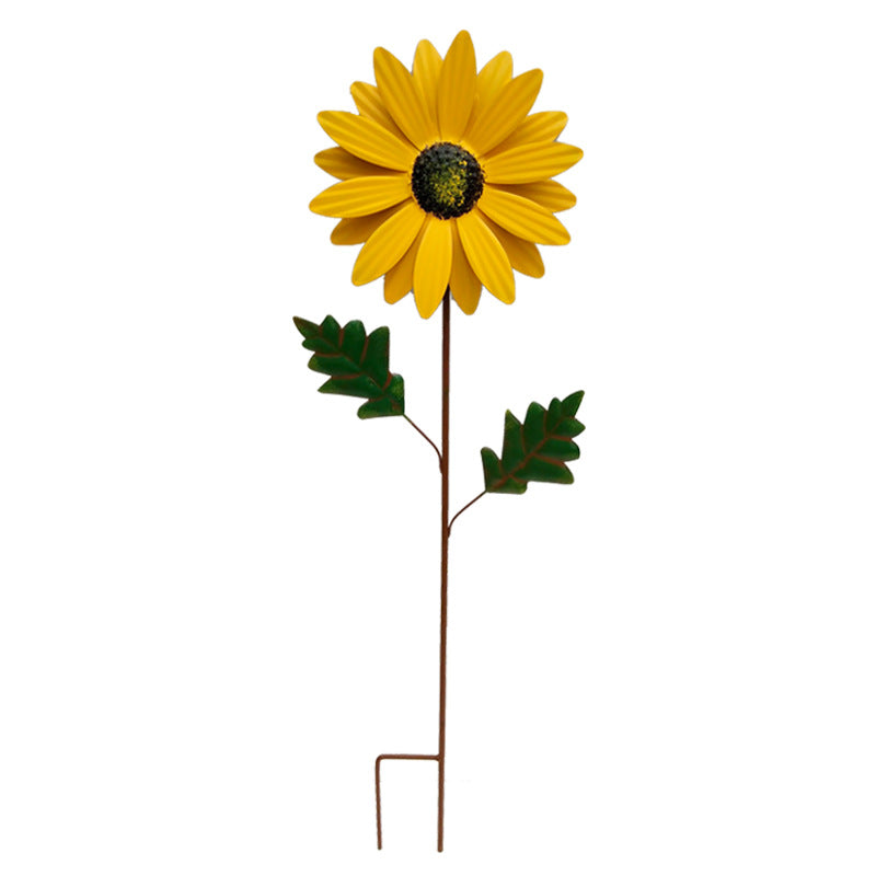 Outdoor Garden Decoration Wrought Iron Flower Flowerpot Plug-in Villa Courtyard Lawn Landscape Layout