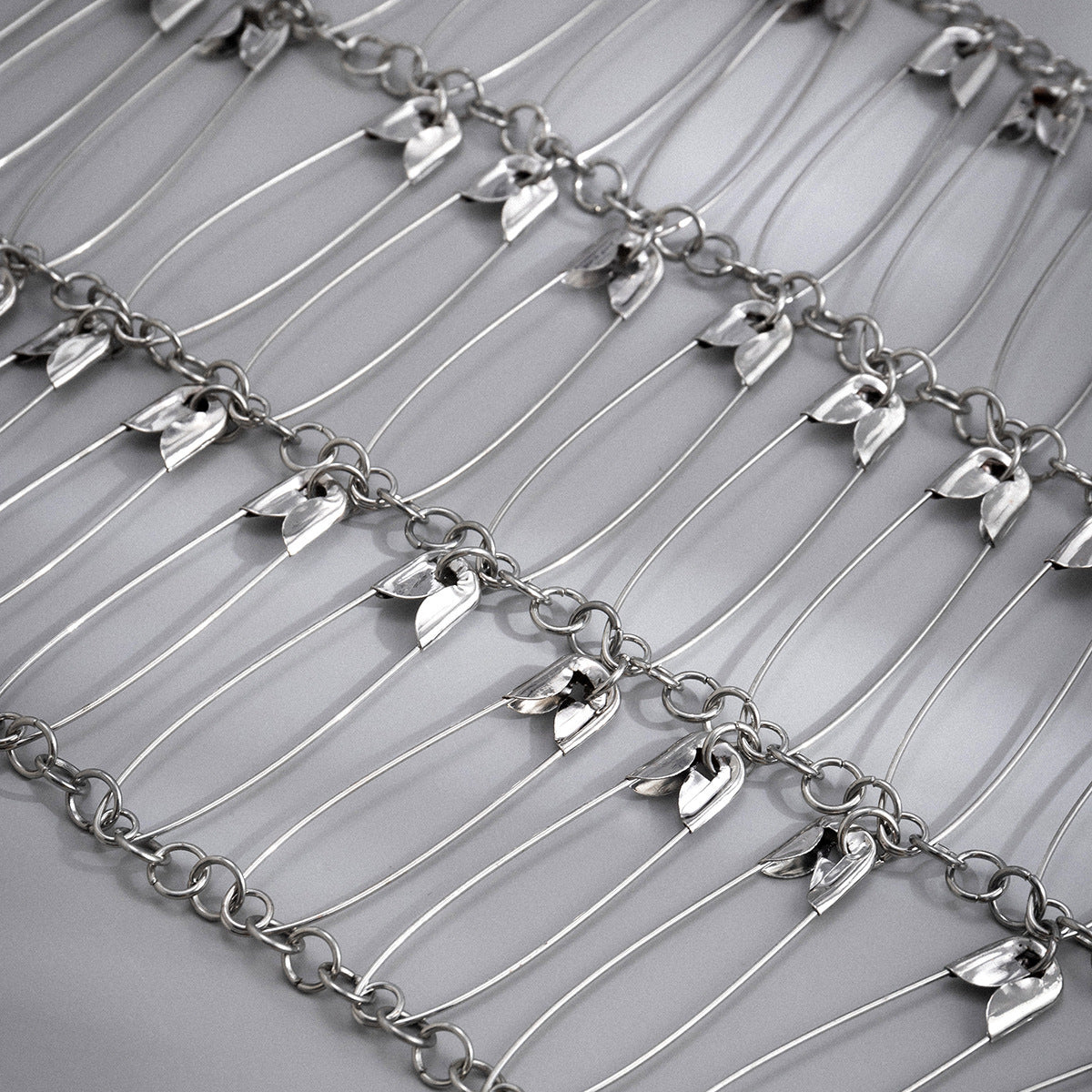 Jewelry Street Shooting Hollow Metal Geometric Clothing