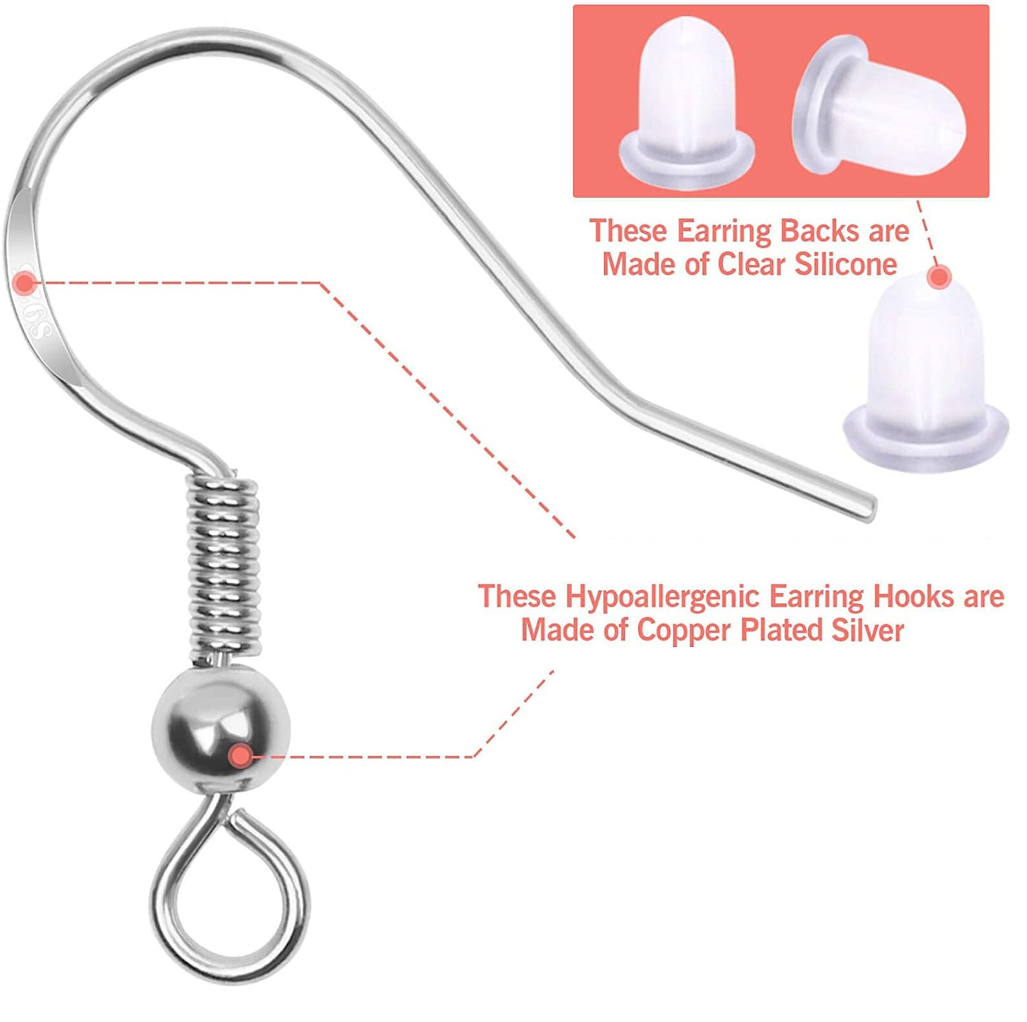 Hook Earplugs Ring Earrings Jewelry