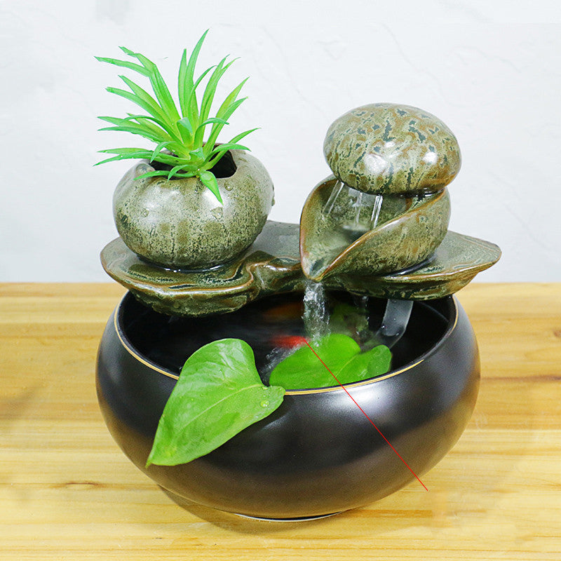 Living Room Office Home Fish Pond Desktop Ornaments