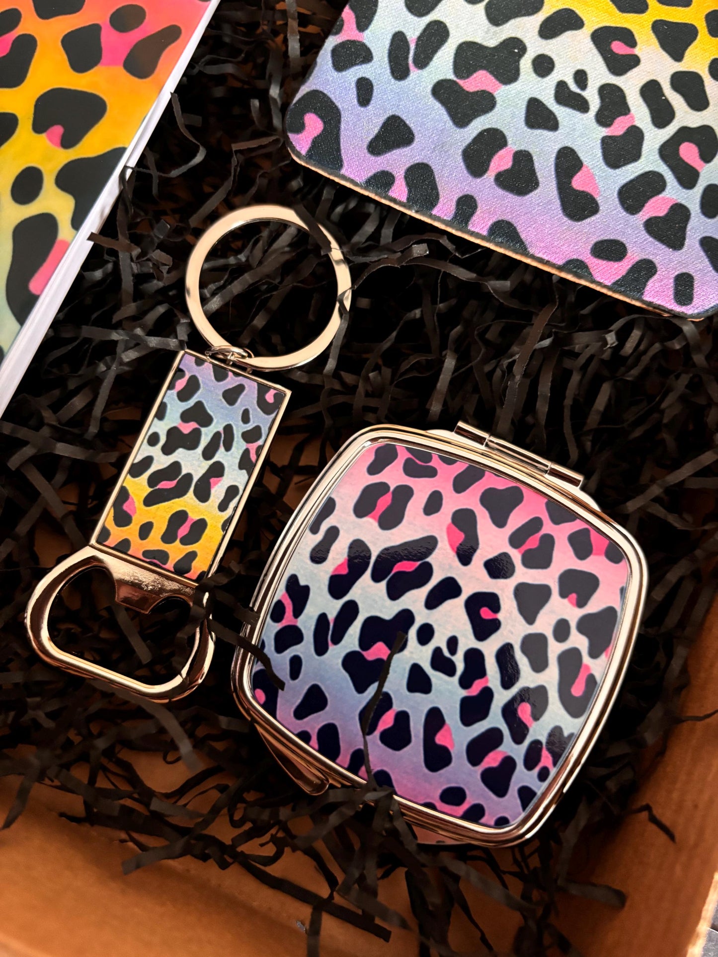 Bright and Colourful Leopard Print Gift Set