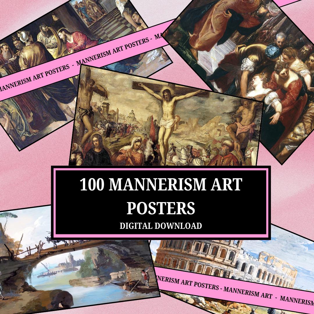 100 Mannerism Digital Art Prints
