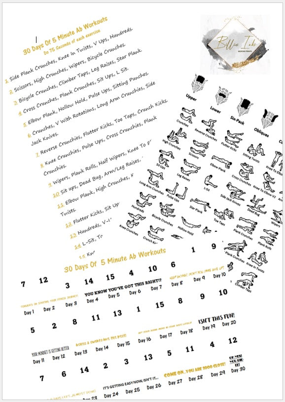 30 Day Home Exercise Ab Workout