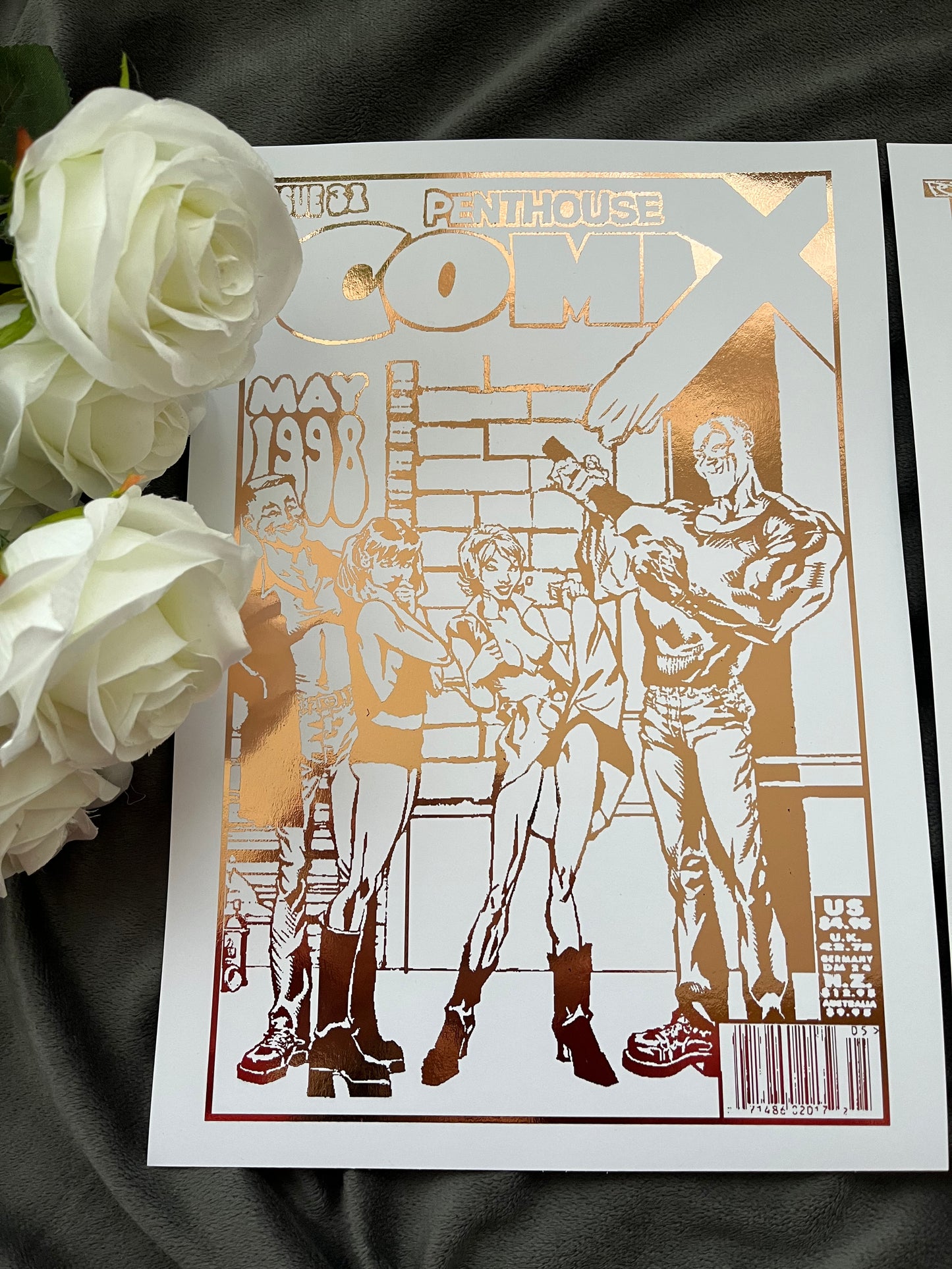 **Mature Content** Penthouse Comix Set of 3 Foil Prints