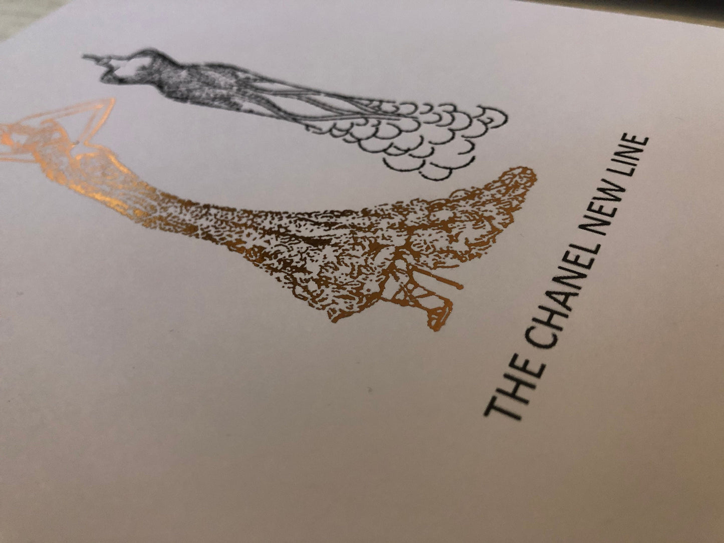 Set of 3 Chanel Foil Prints