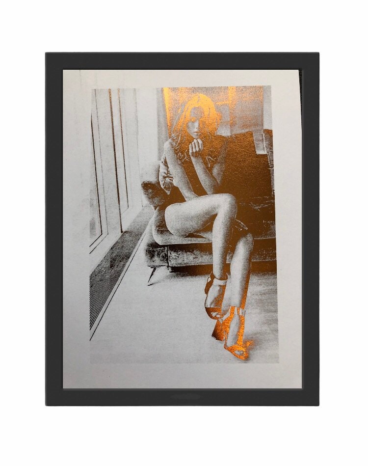 Bespoke Portrait Foil Print