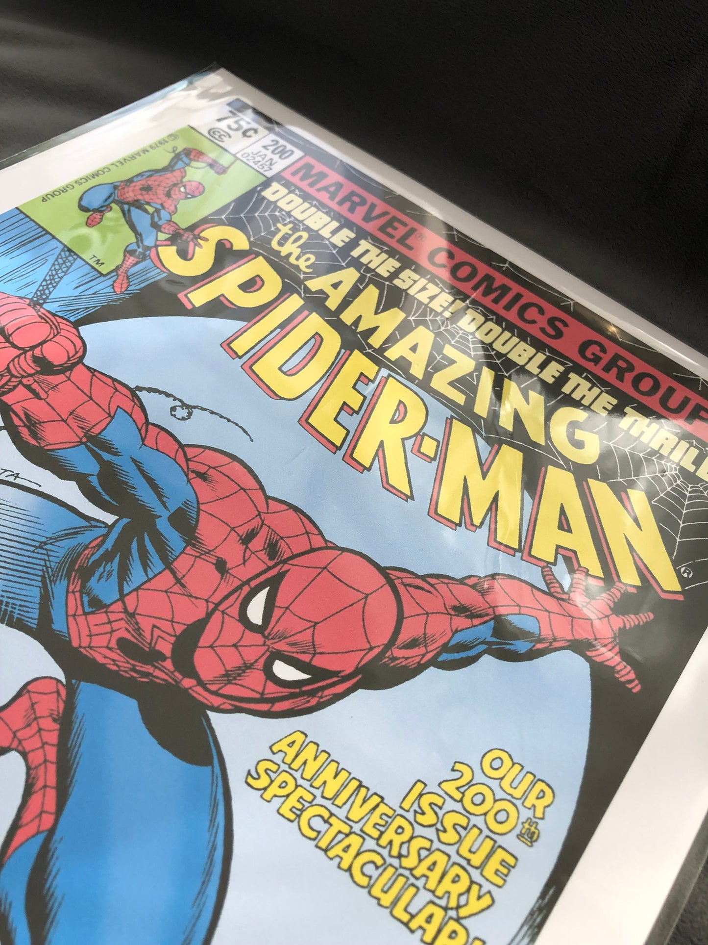 Set of 3, 200th Edition Superhero Comic Cover Prints