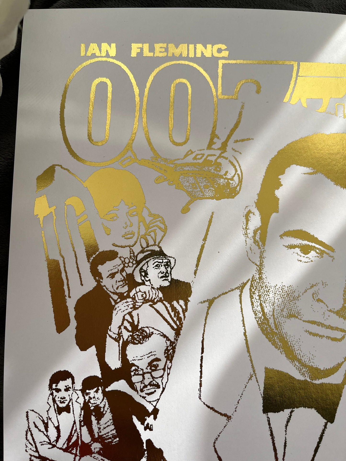 James Bond Foil Print