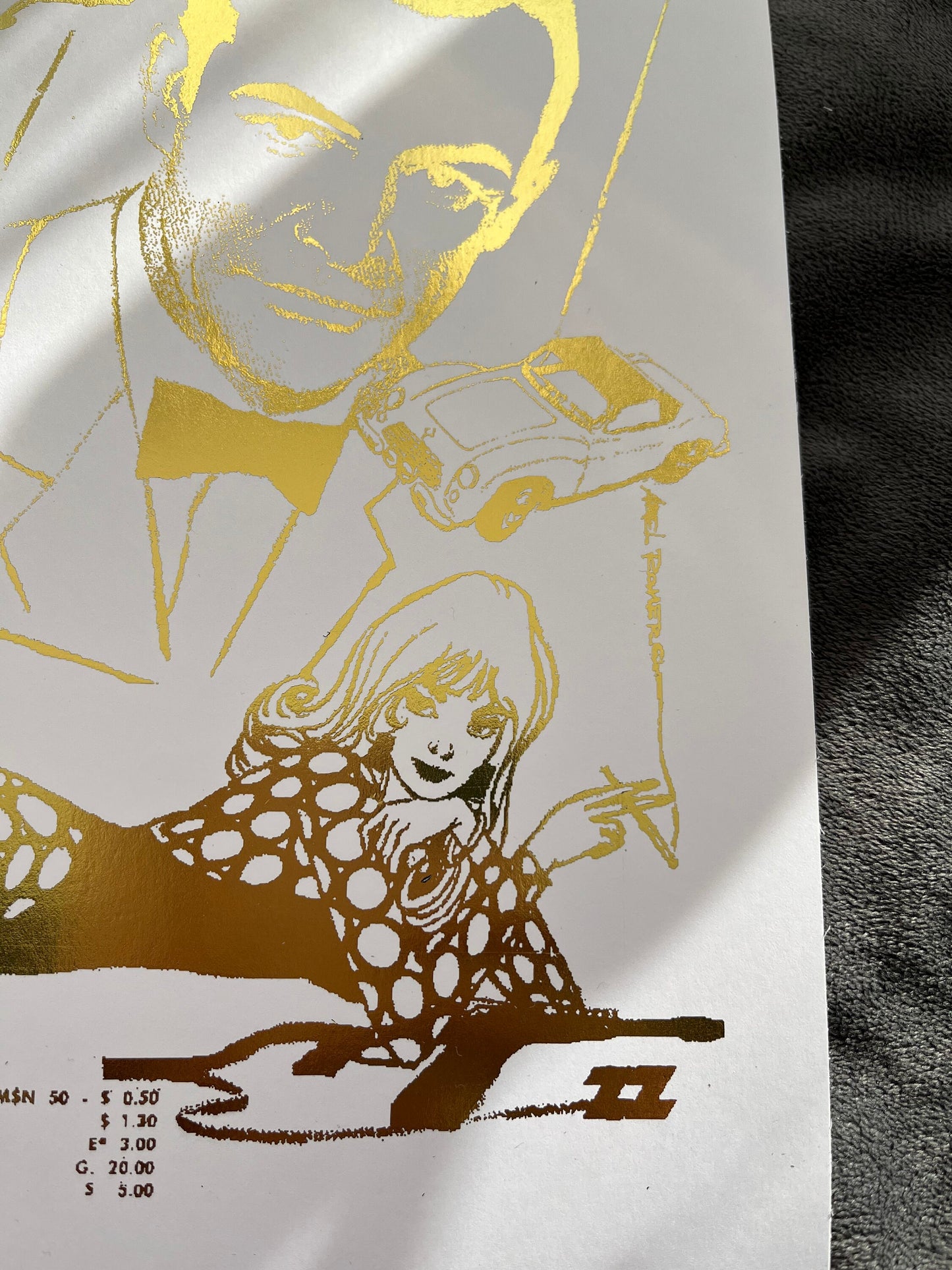 James Bond Foil Print