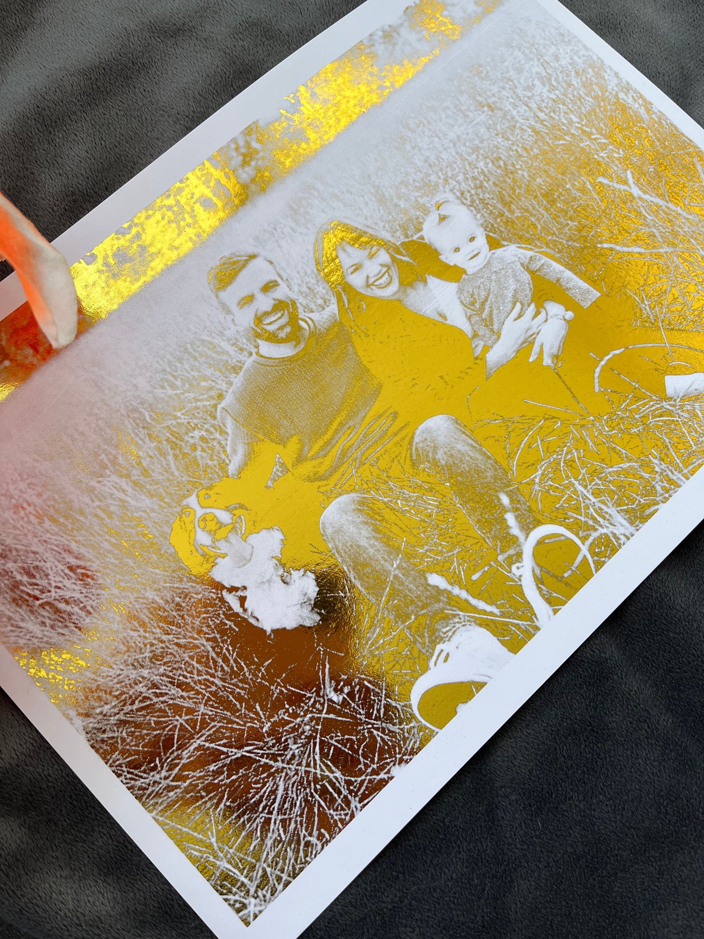 Family Portrait Foil Print