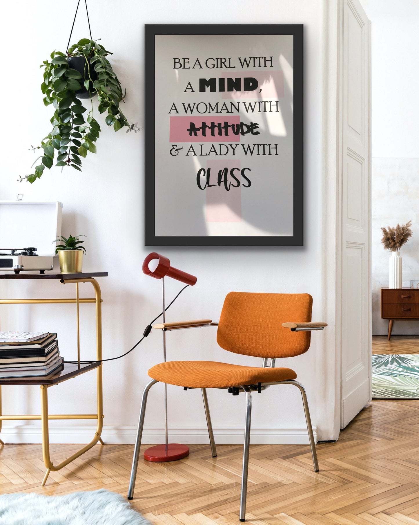 Independent Lady Quote Digital Print