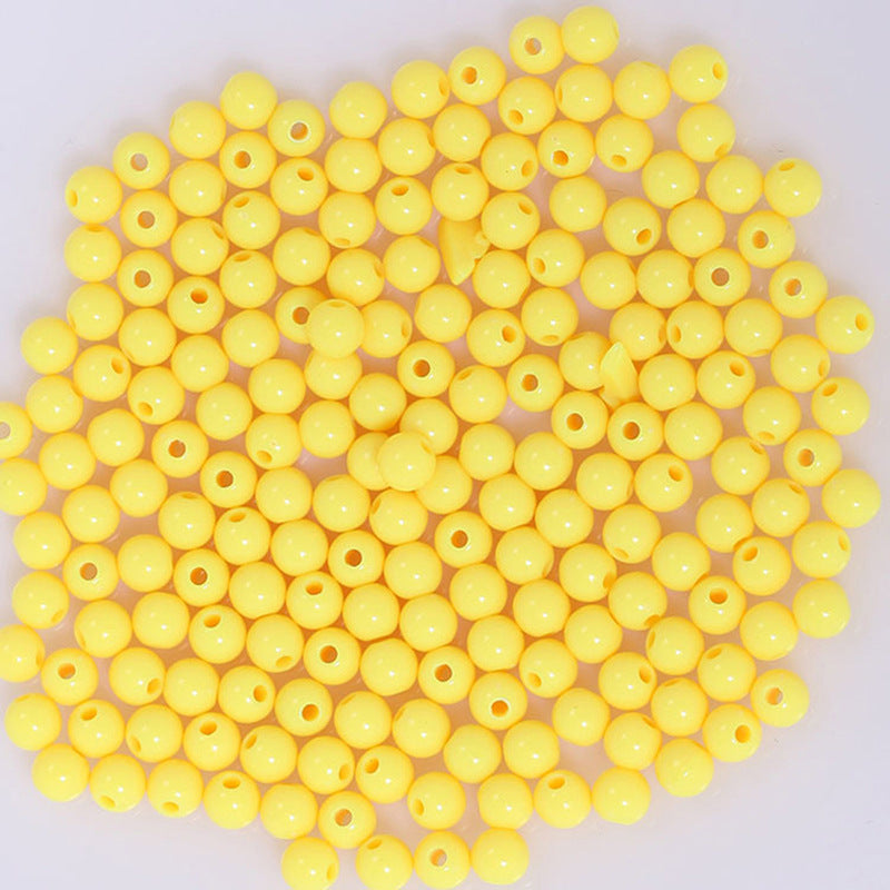 Spring Color Plastic Beads Beaded Jewelry Accessories