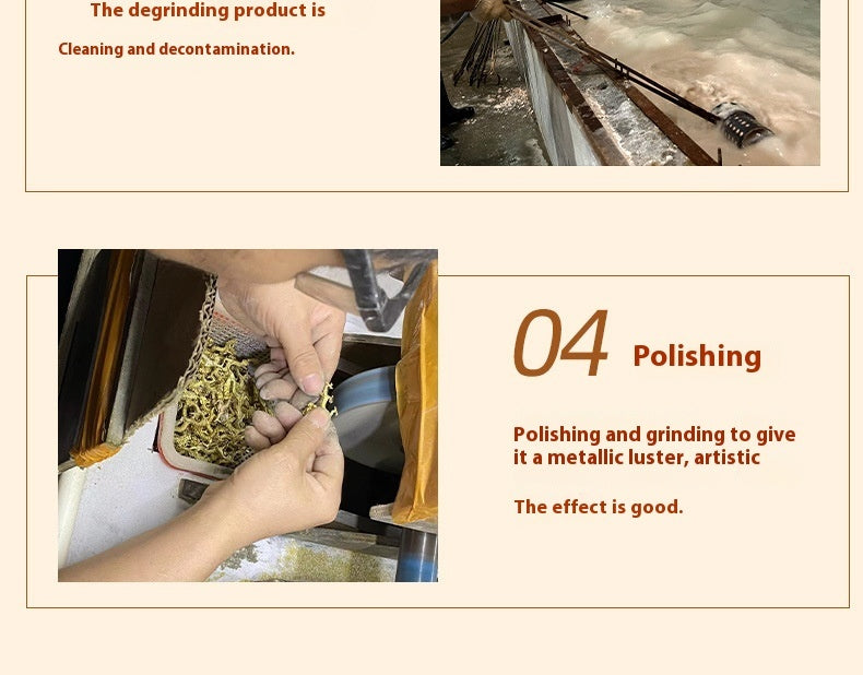 Longevity Turtle Ornaments Brass Vintage Tea Ornaments