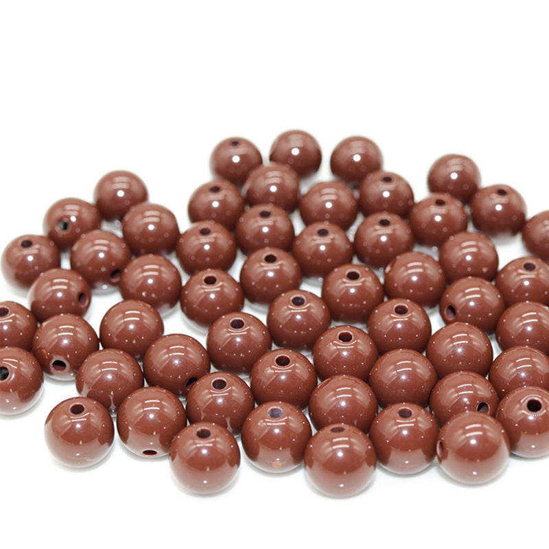 Spring Color Plastic Beads Beaded Jewelry Accessories