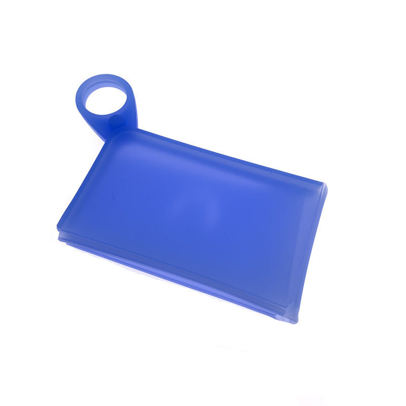 Portable safe storage mask storage clip