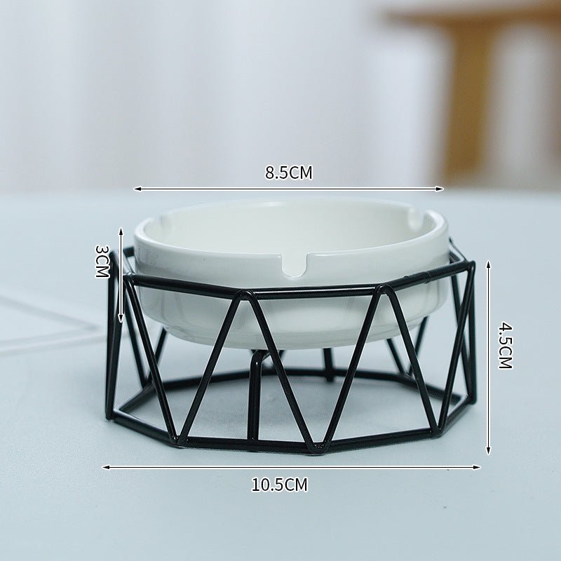 Nordic Living Room Decoration Geometric Ashtray Ornaments