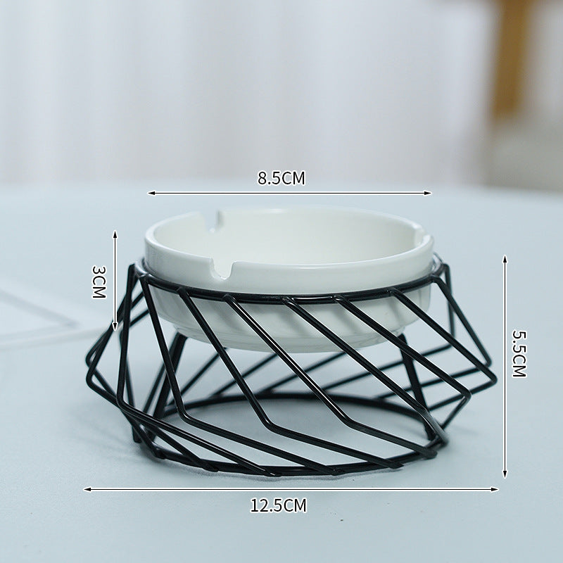 Nordic Living Room Decoration Geometric Ashtray Ornaments