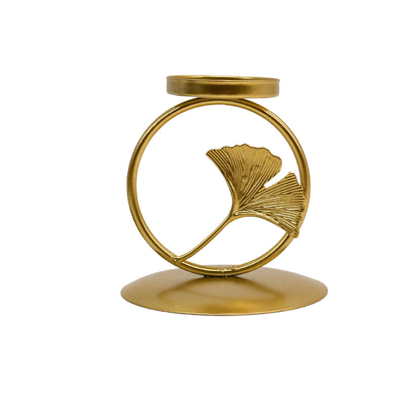 Golden Candlestick Ornaments Ornaments Candles Romantic Wedding Props