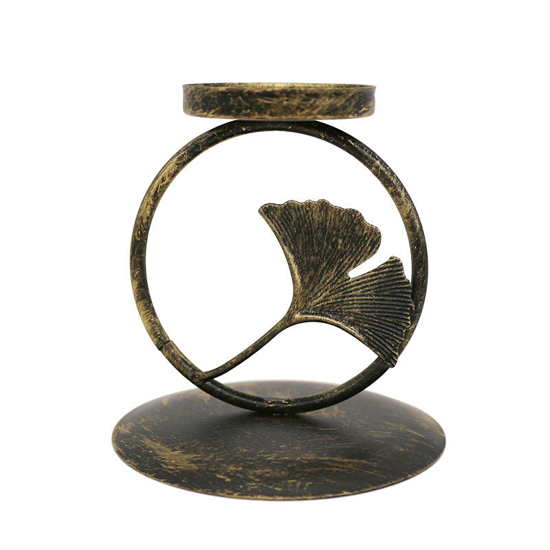 Golden Candlestick Ornaments Ornaments Candles Romantic Wedding Props