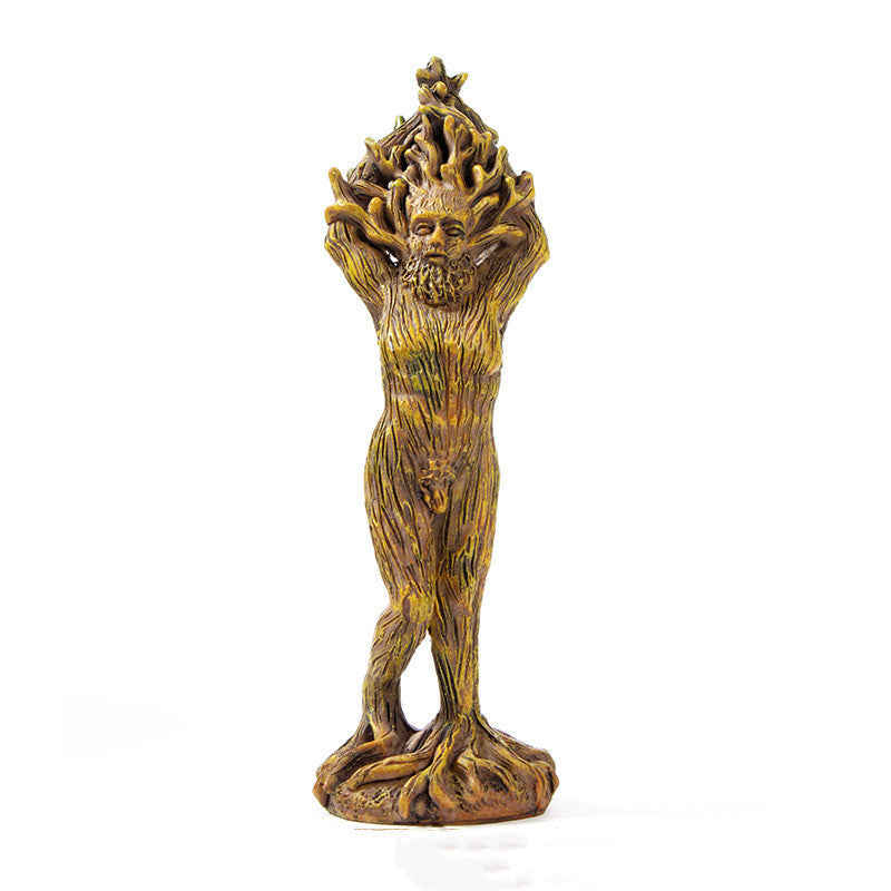 Forest Goddess Statue Resin Ornaments Garden Handicraft Ornaments Green Man Statue Tree God Ornaments