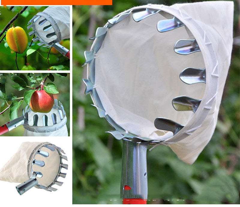 Fruit Picker Head Basket Portable Fruits Catcher For Harvest Picking Citrus Pear Collector Catcher Peach Picking Garden Tool