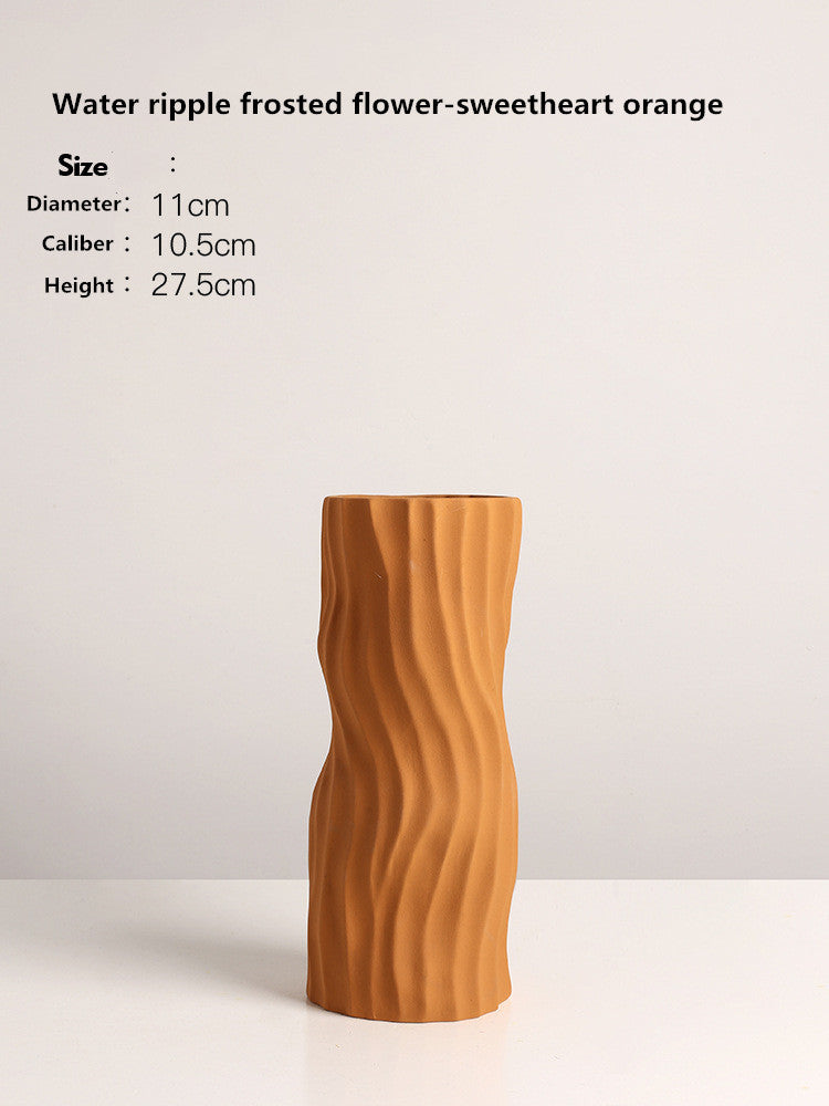 Ceramic Simple Living Room Dried Flower Ornaments