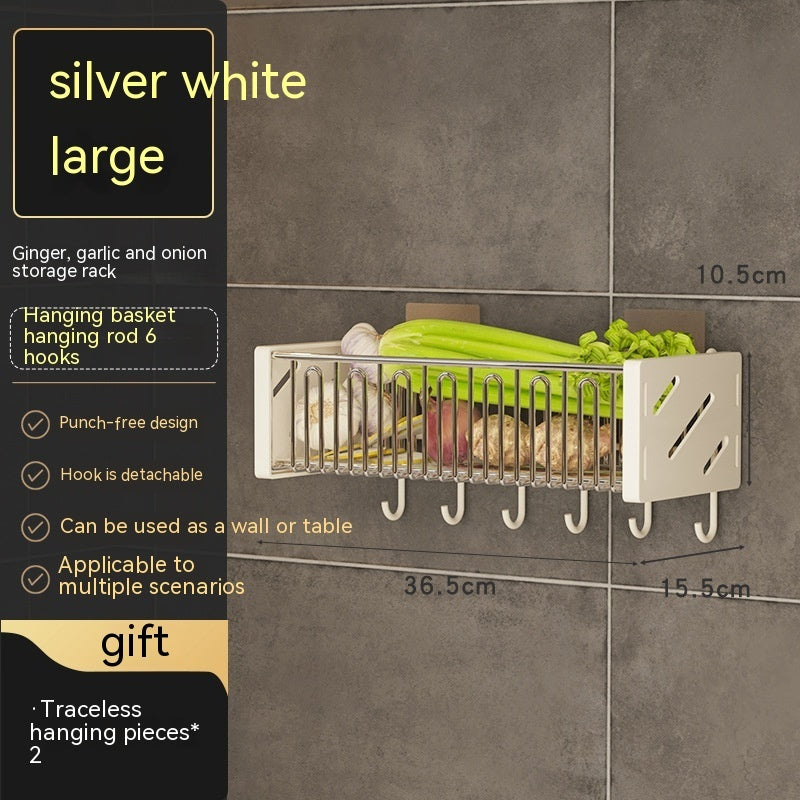 Kitchen Storage Rack Vegetable Seasoning Storage Rack