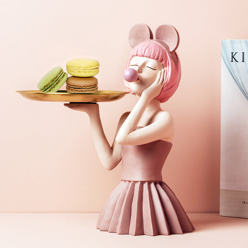 Bubble girl ornaments