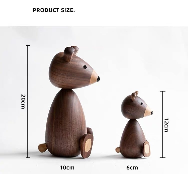 Black bear ornaments