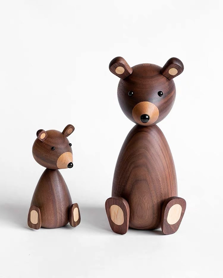 Black bear ornaments