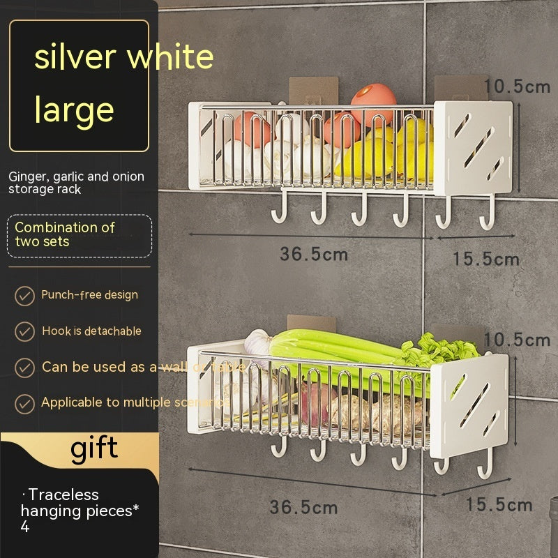 Kitchen Storage Rack Vegetable Seasoning Storage Rack