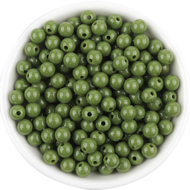 Spring Color Plastic Beads Beaded Jewelry Accessories