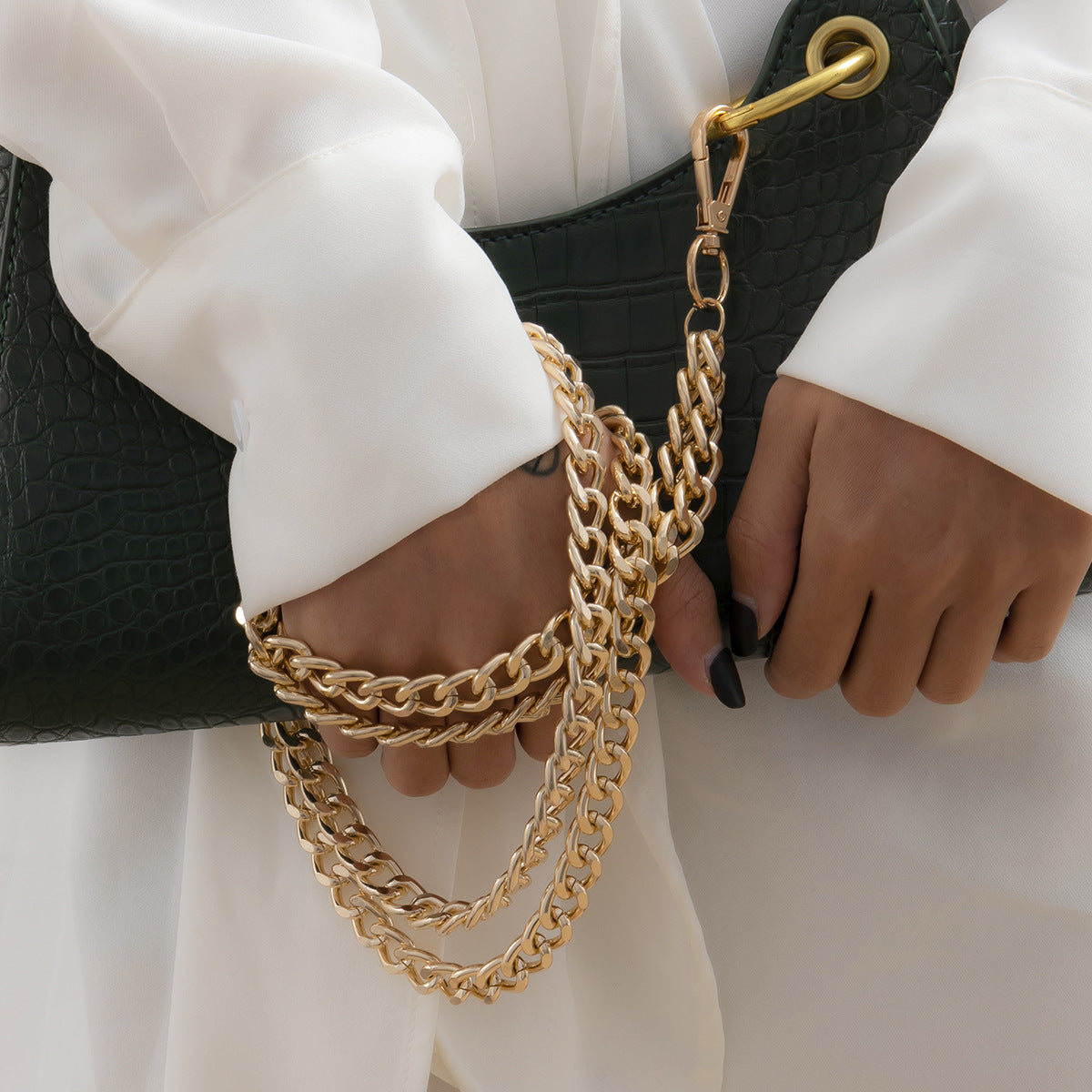 Jewelry  Geometric Accessories Female Shoulder Bag Chain